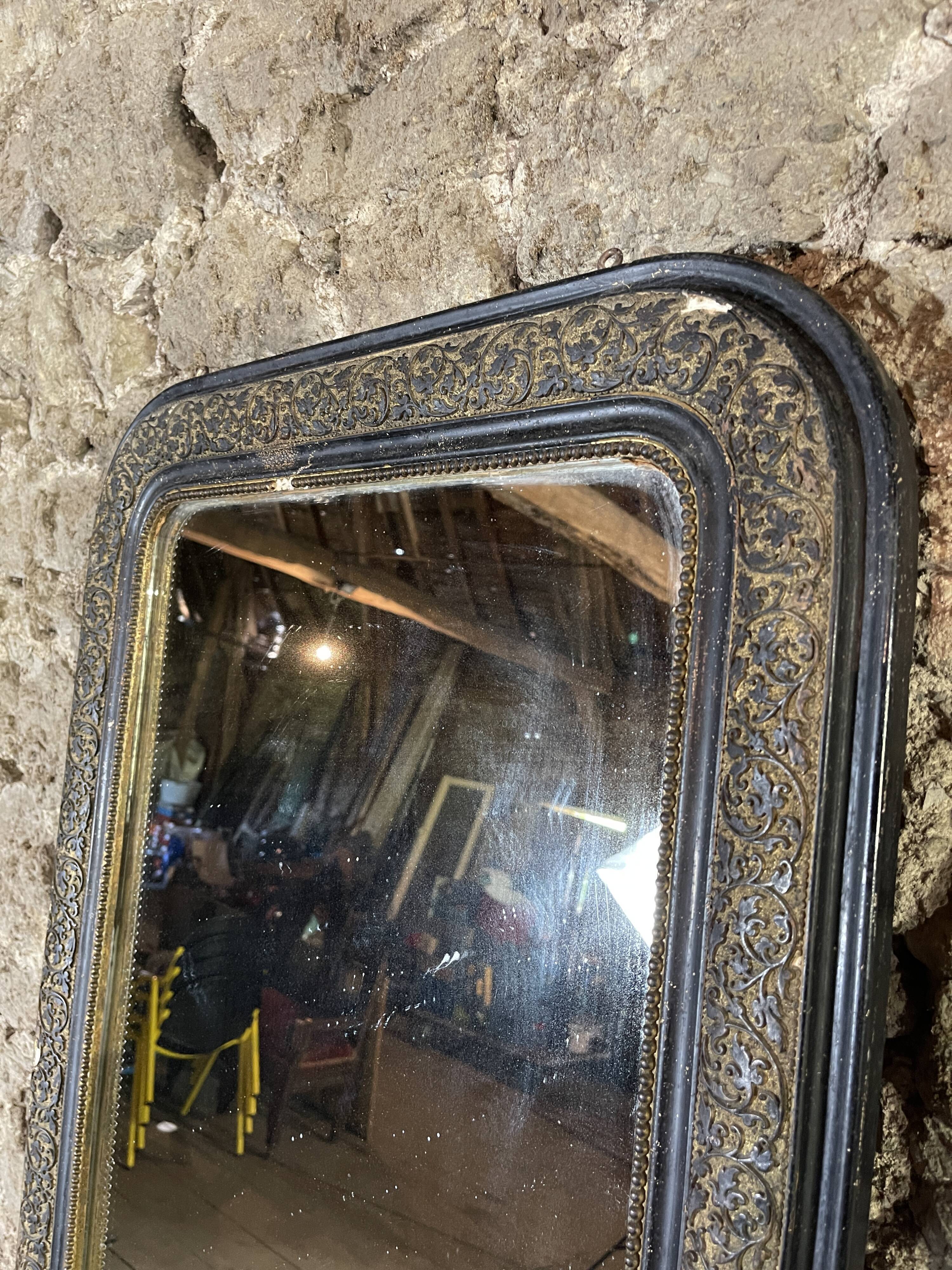 Old mirror Louis Philippe