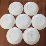 Set of 7 plates Moulin des loups