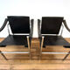 Paire de fauteuils LC1 Le Corbusier