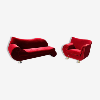 sofa and armchair Bretz