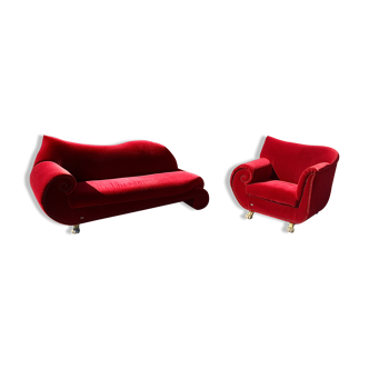 sofa and armchair Bretz