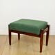 Tabouret Edmund Homa siège vert - bouclé
