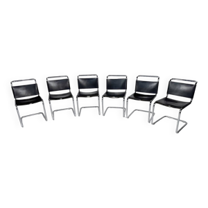 Lot de 6 chaises modèle - marcel breuer