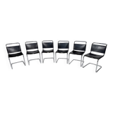 Set of 6 Chairs Model B33 by Marcel Breuer