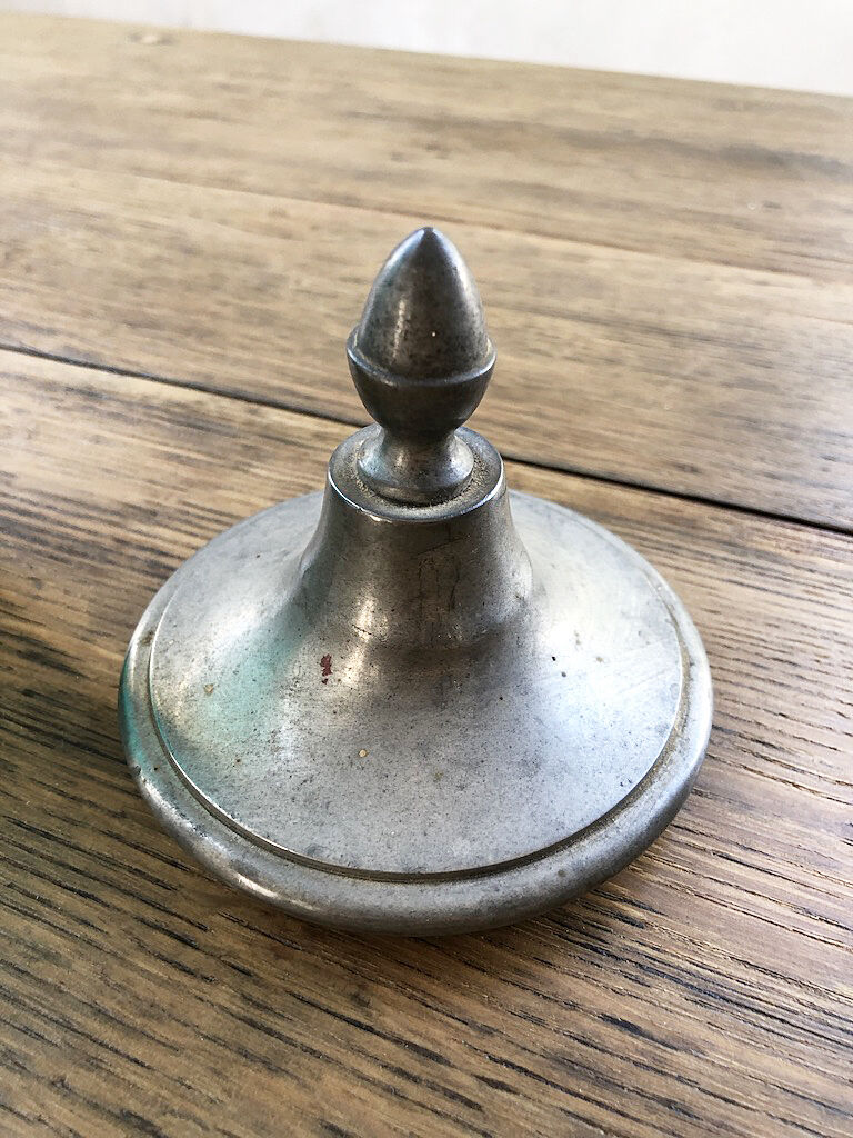 Old zinc cork bottle