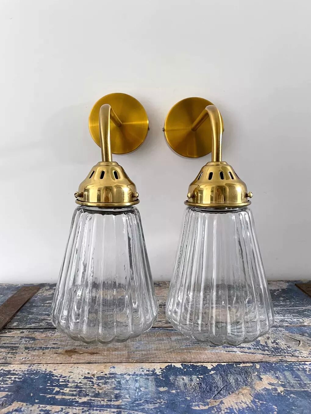 Pair of vintage wall lights