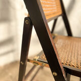 Pair of chairs complain cannage