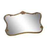 Old gilded wood mirror  123x79cm