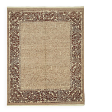 Turkish Handknotted Wool Oushak Rug 247 cm x 308 cm