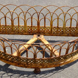 planter XIXth braided iron