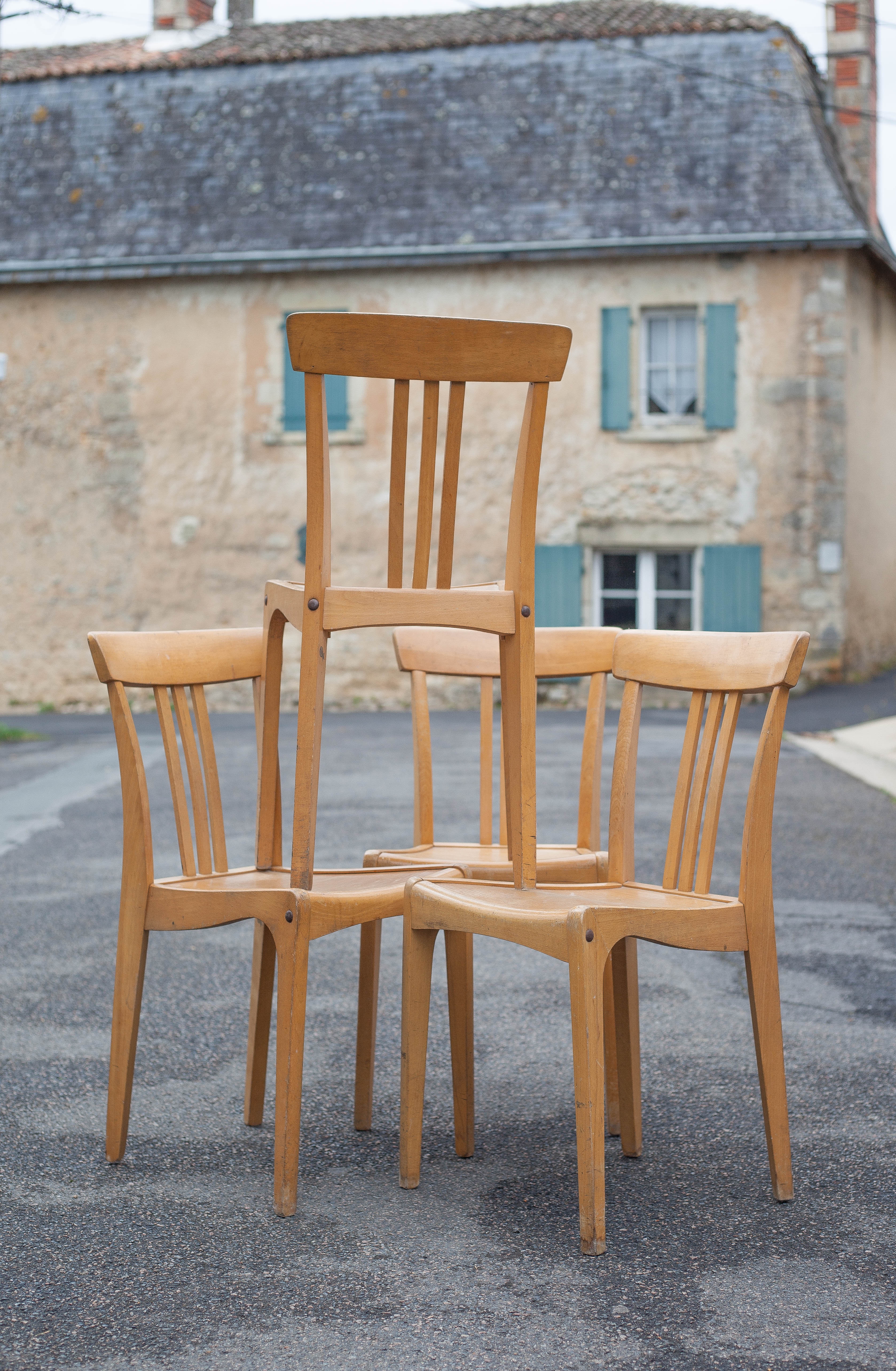 Set of 4 Stella Luterma chairs