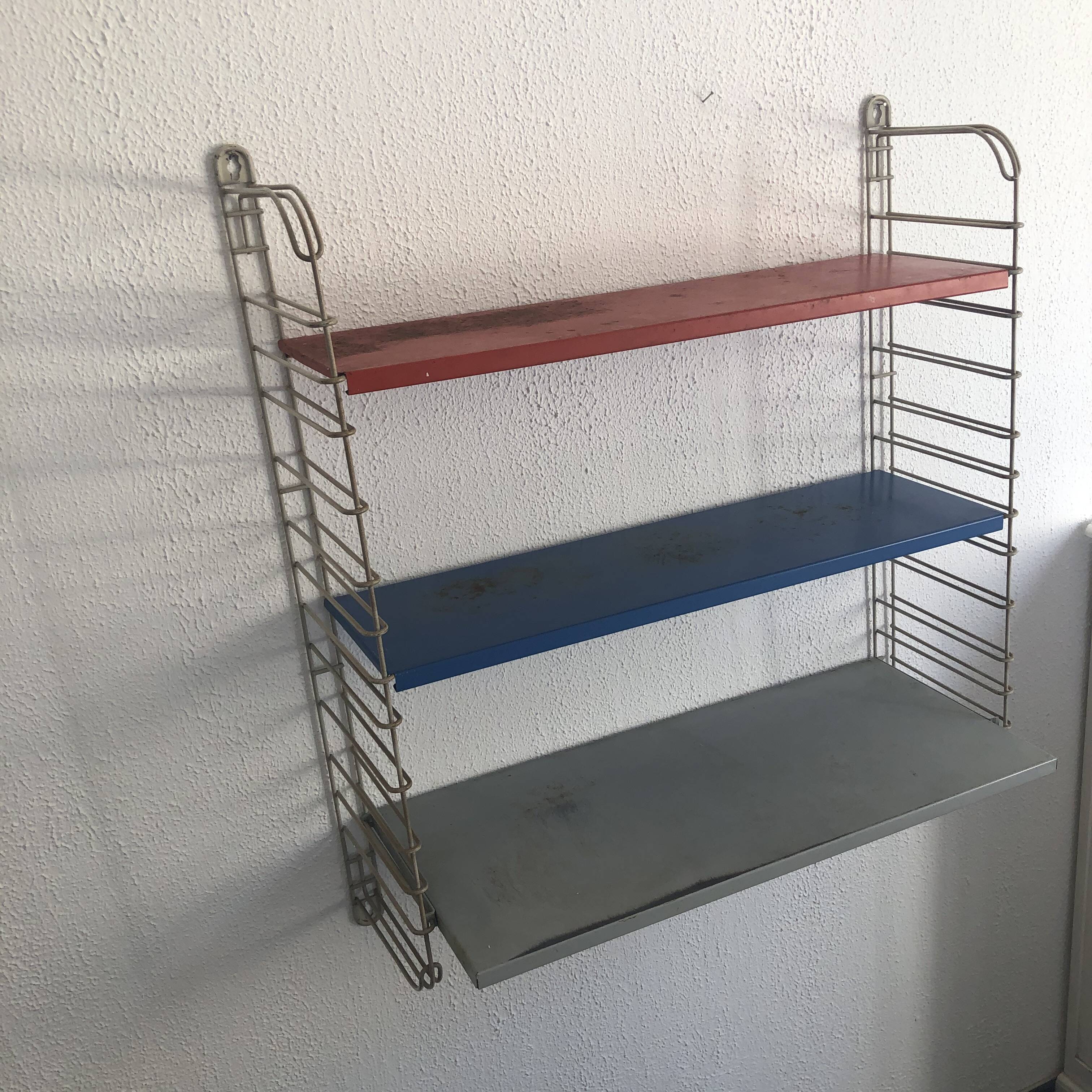 Vintage shelf 1950 designed by A. Dekker - 70 x 68 x 20 cm