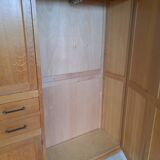 Wardrobe in solid oak around 1950