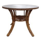 Rattan round table