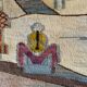 Tapestry "Buffalo" designed by Piotr Grabowski Cepelia 1978