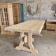 Monastery farmhouse table sandblasted