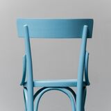Ensemble de 3 chaises multicolore bois 50s vintage moderne