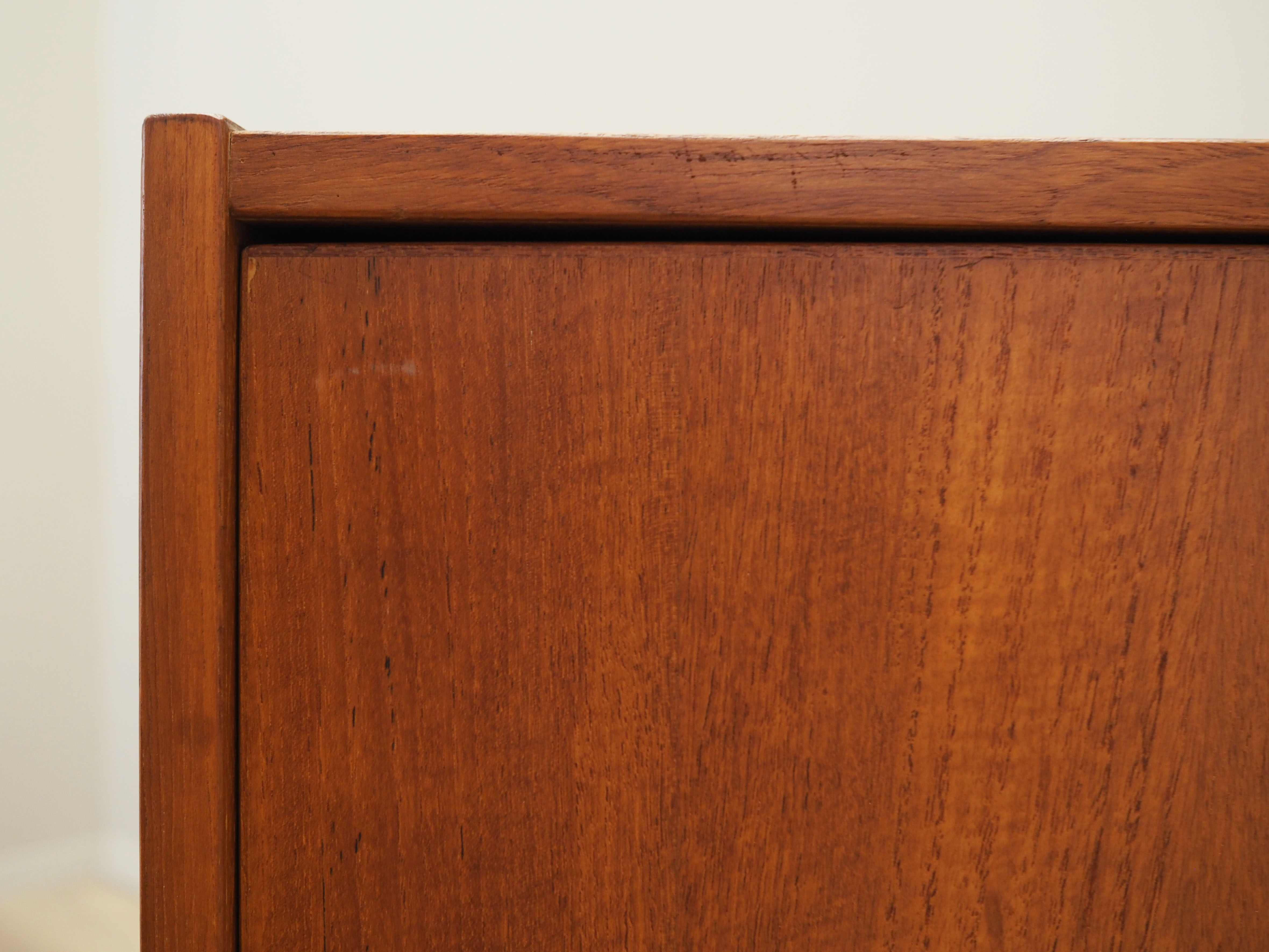 Teak cabinet, danish design, 1970s, production: denmark