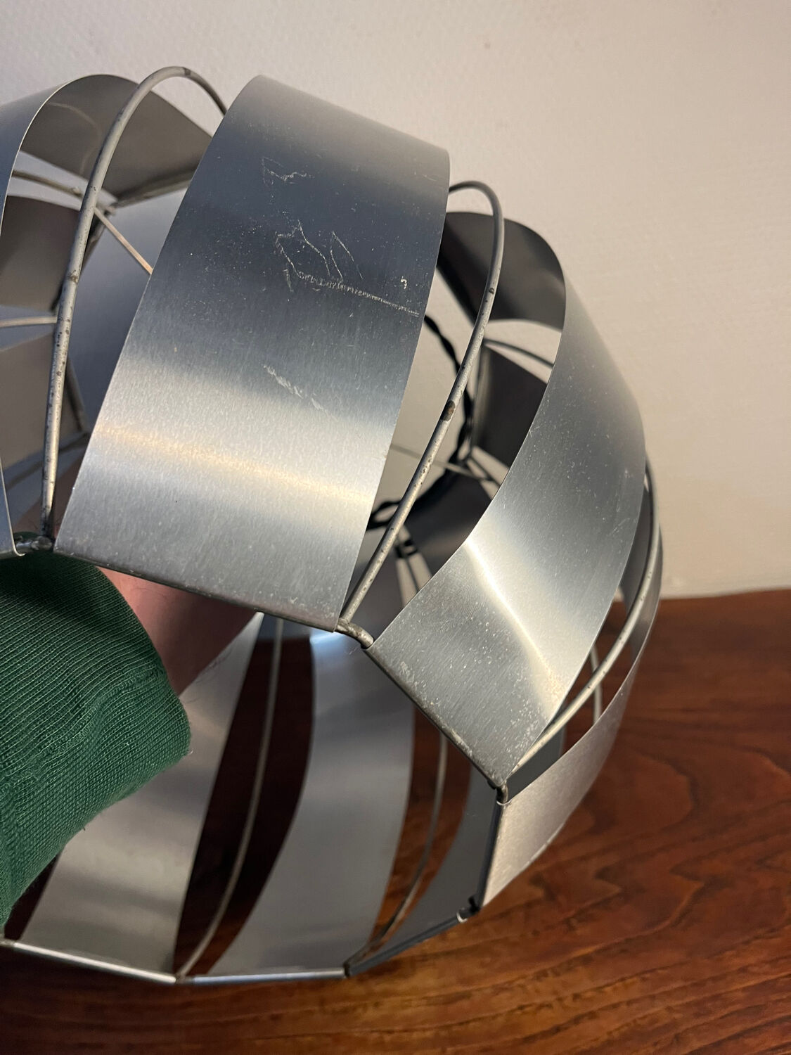 Max Sauze metal and aluminum pendant light