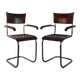 Paire de chaises Mücke Melder, Bauhaus tchèque 1930s