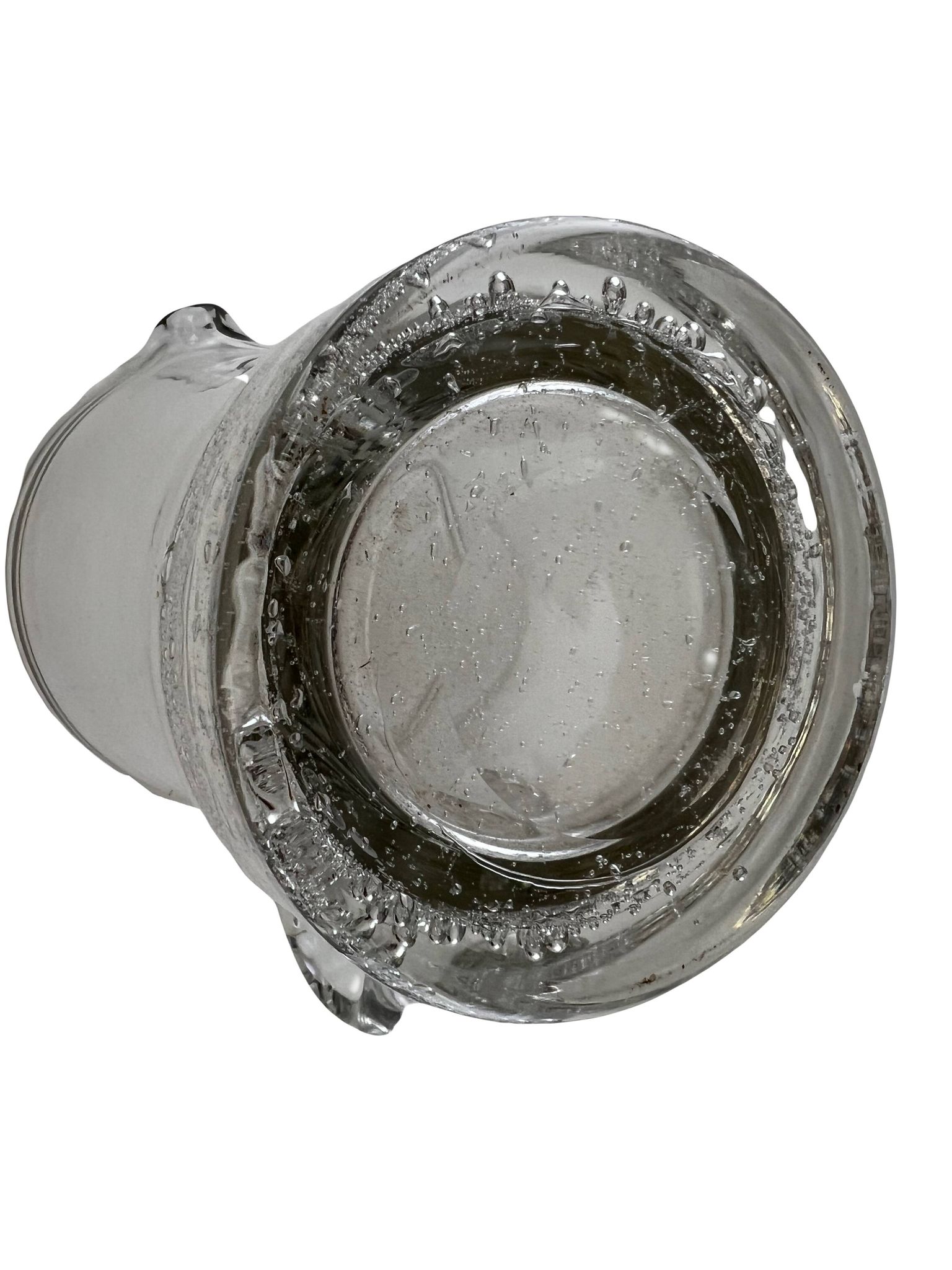 Grand pichet en verre stylisé