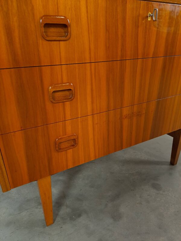 Secrétaire bureau uit Zweden met lades, bureau scandinave