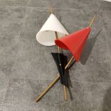 Mid century italian coloured wall light, 1950s