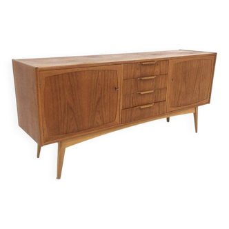 Enfilade scandinave en teck et en chêne, Threemen, Suède, 1960