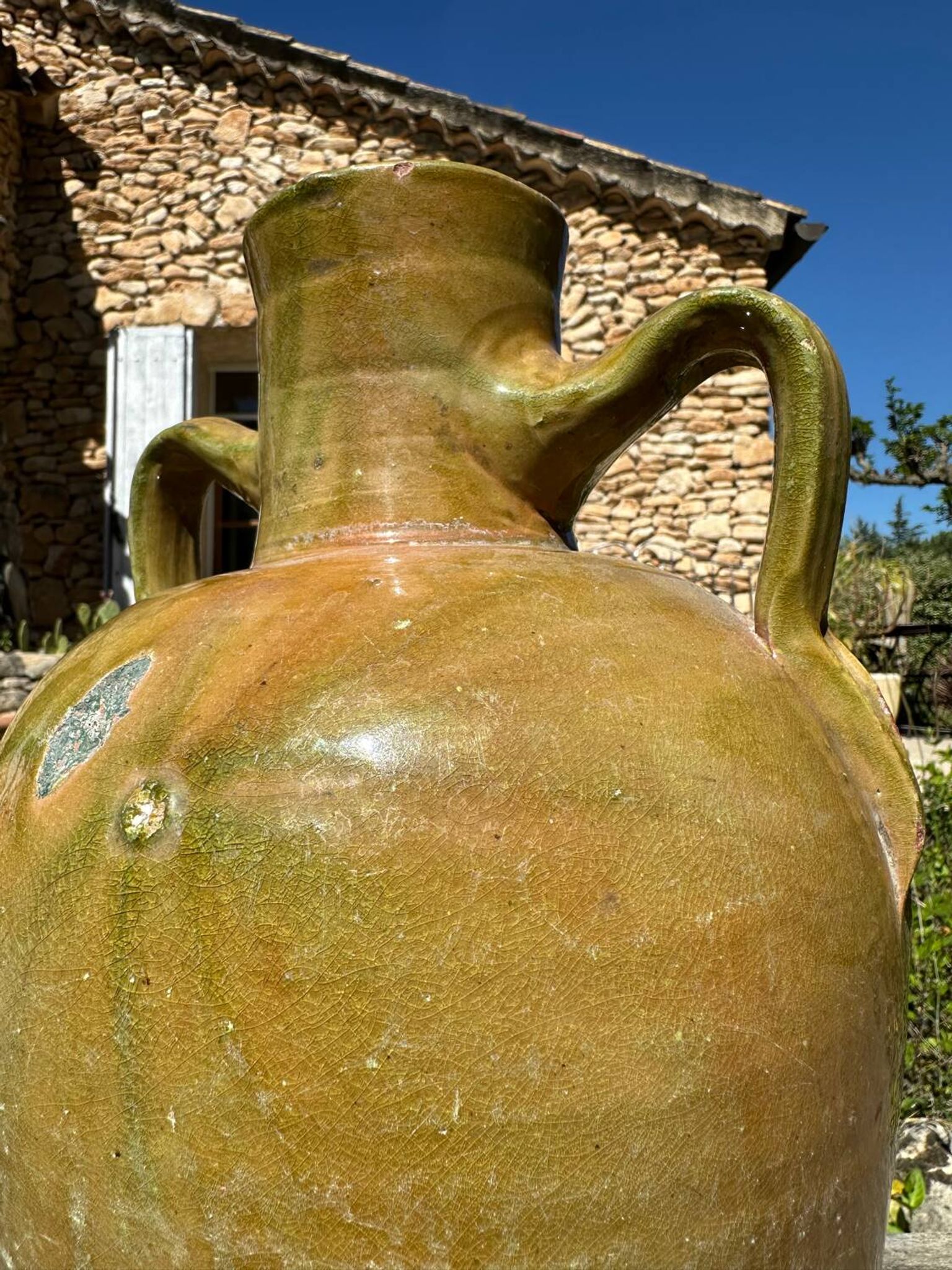Cruche cántaro en terre cuite ancien 19ème