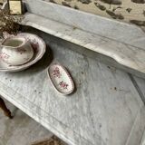 Stripped vanity unit or dressing table