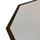Table basse hexagonale en wengé 1960