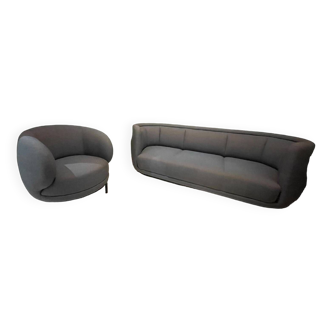 Vuelta 72 armchair + Vuelta 3-seater sofa by Jaime Hayon for the Wittmann brand