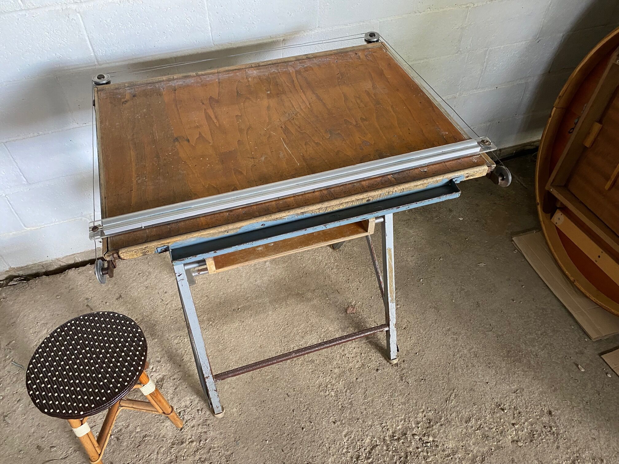 Architect drawing table 50s