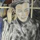 Ecole surréaliste moderne - Portrait de femme - Peinture - Art du XXème