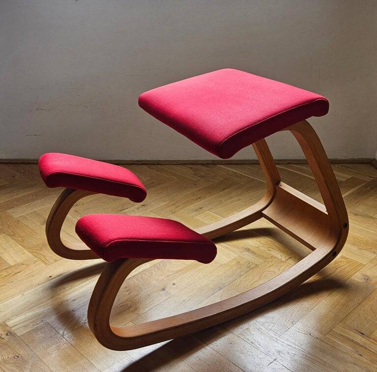 Rare Midcentury Balance Variable Knee Chair, Peter Opsvik, Norway, Stokke,