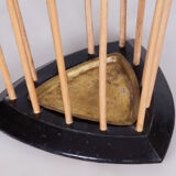 Restored MidCentury Beech Umbrella Stand, Revived Polish, Czechia, 1950s