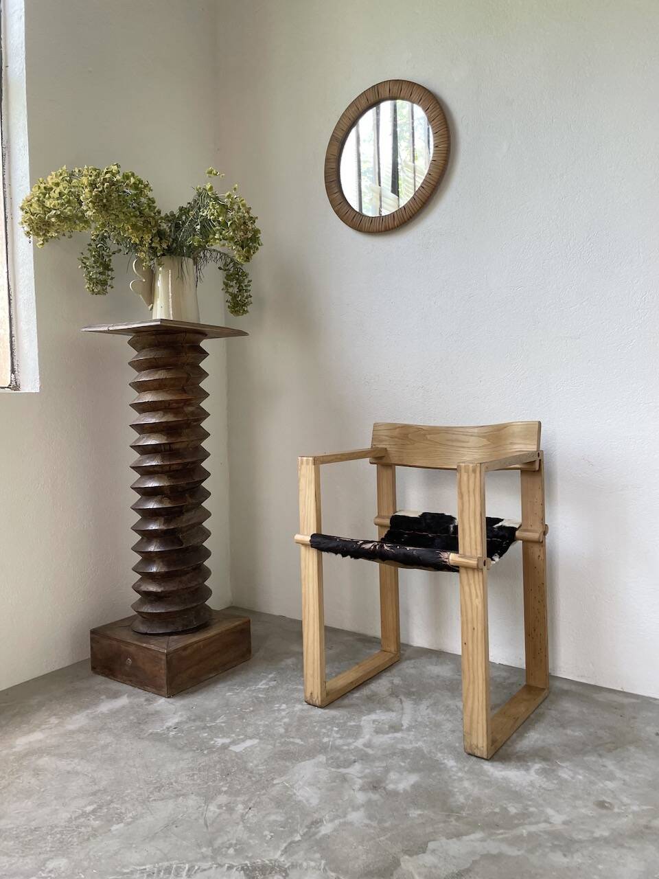 Oak chairs with armrests Ate Van Apeldoorn