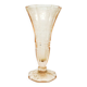 Art Deco vase, pressed rosé glass, Sweden, 1960s