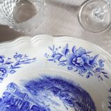 3 Sarreguemines Romantic model serving dishes