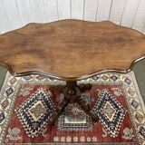 19th century Louis Philippe mahogany pedestal table