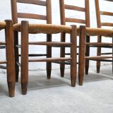 Antique mulched wooden country chair