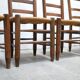 Antique mulched wooden country chair