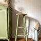 Antique wooden stool