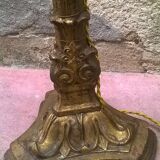 Ancient cast iron lamp foot
