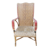 Vintage rattan armchair