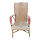 Vintage rattan armchair
