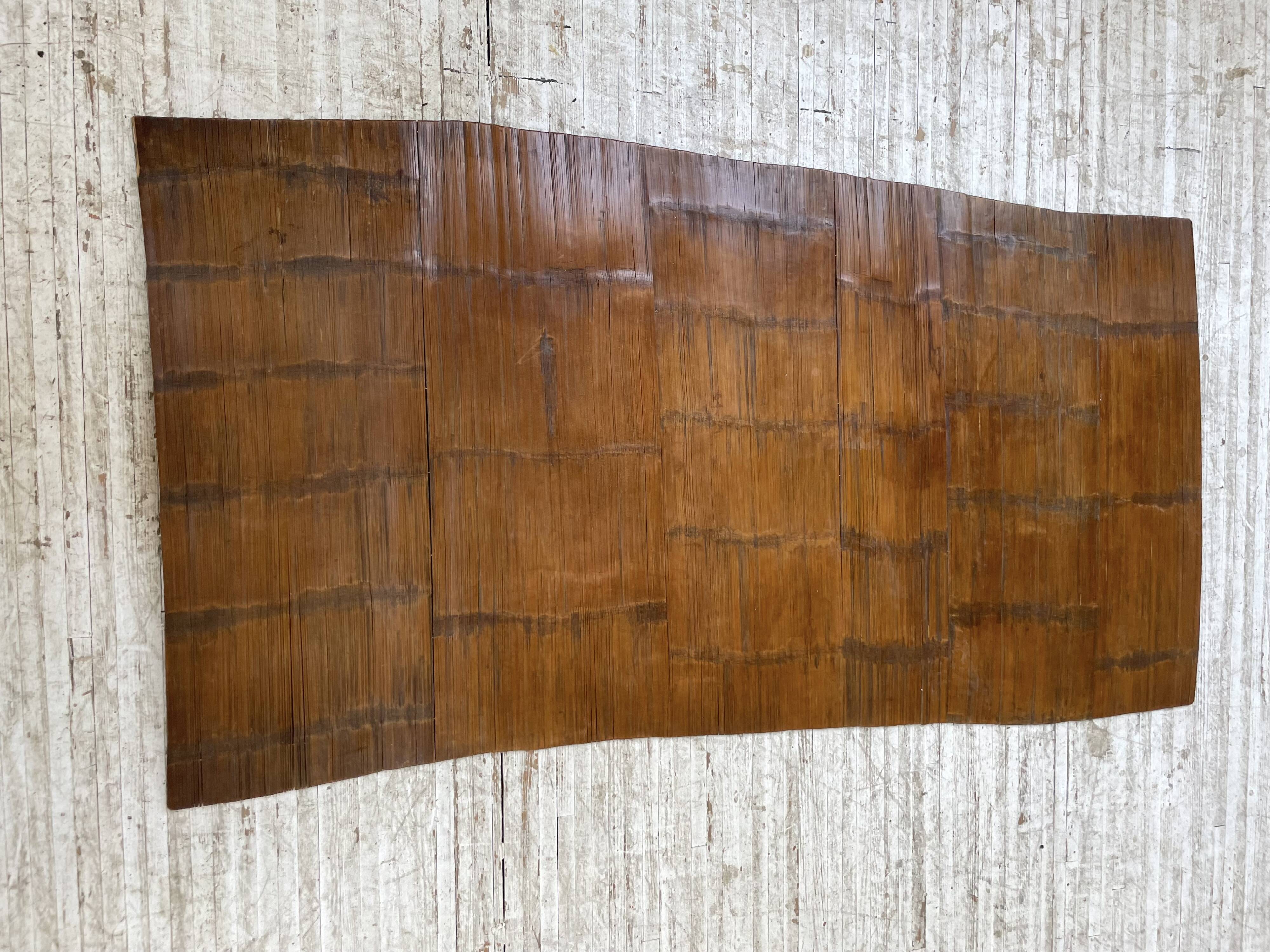 Tapis en bois tribu Akha Birmanie