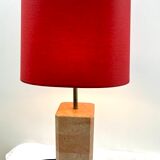 Table lamp in vintage marble