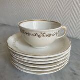 Set of six Villeroy and Boch cups