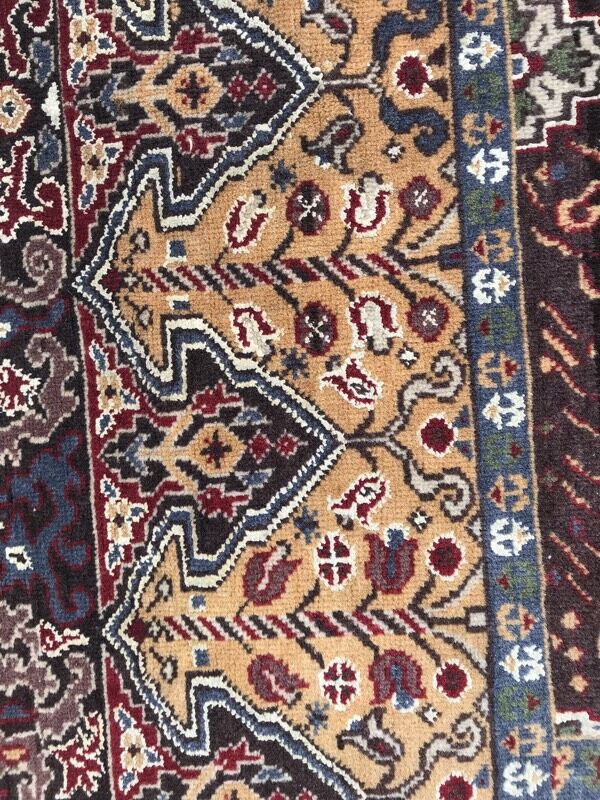 Former Turkish carpet Panderma finely knotted hand 117 x 190 cm